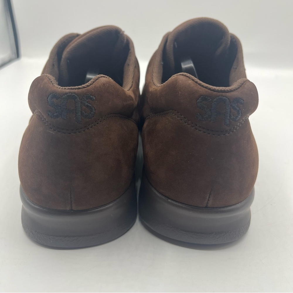 SAS Womens Free Time Chocolate Brown Suede Walking Shoes Sz 5.5 Tripad Comfort - Picture 4 of 14
